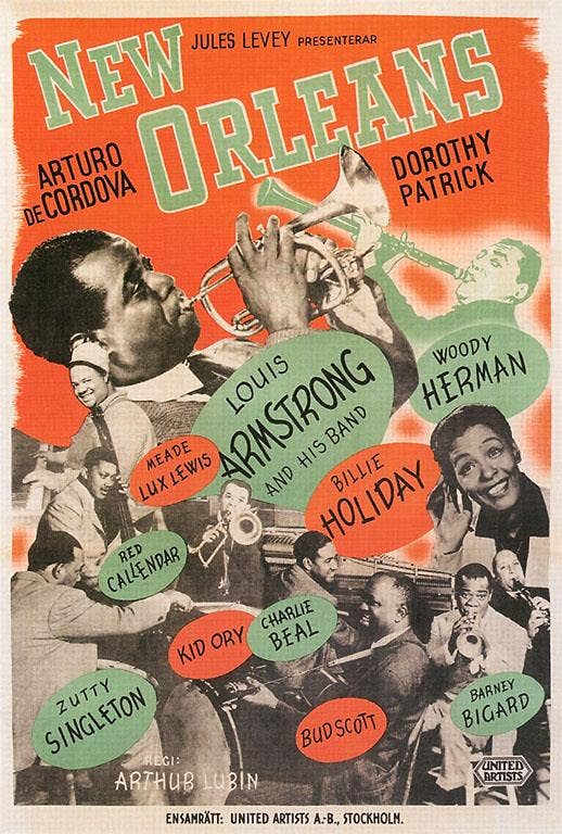 Magnet Poster for New Orleans Jazz