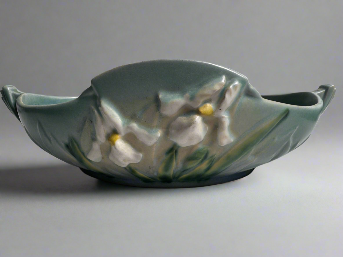 Roseville Iris Console bowl oval