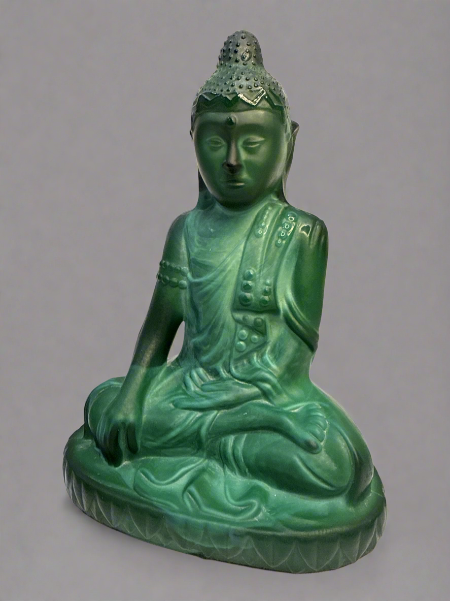 CSRR Malachite Glass Schlevogt Buddha