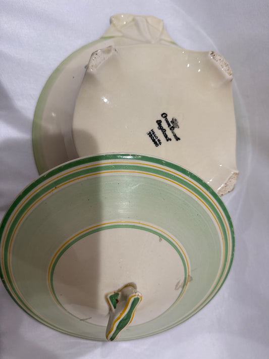 Vtg Crown Ducal Tureen w/ Lid