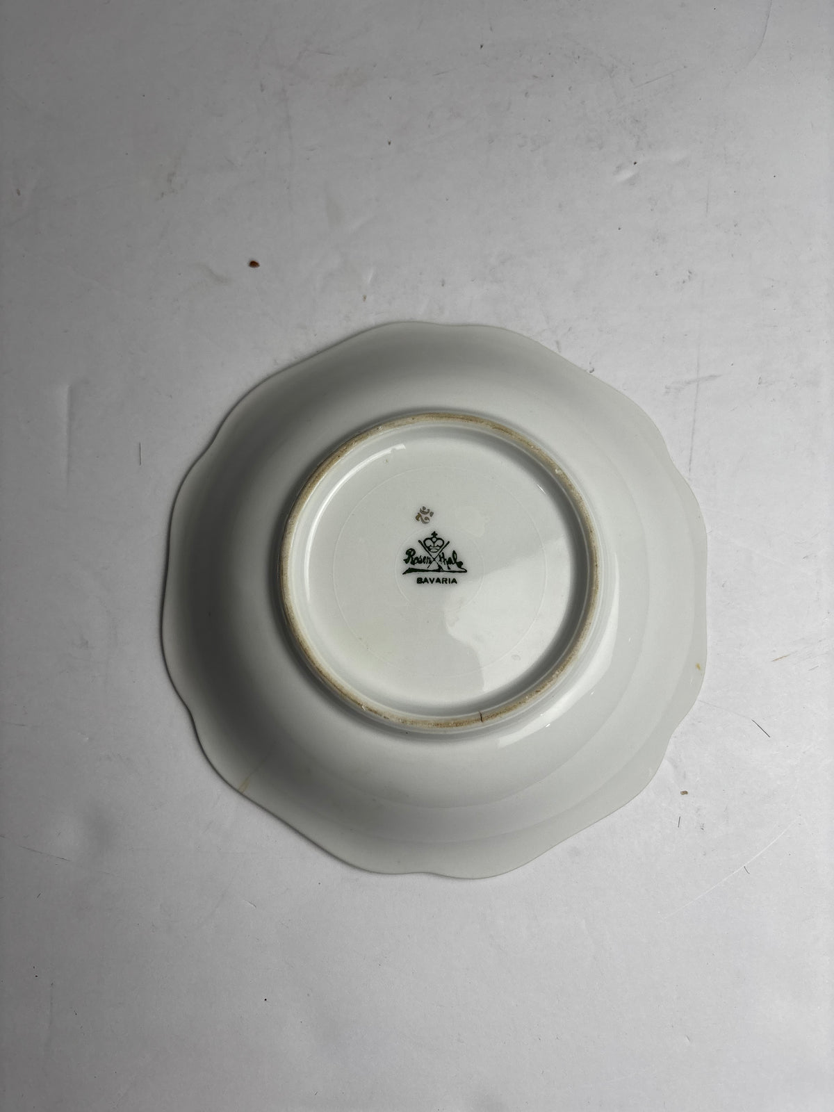 Vintage Rosenthal Bavaria Pink Rose Berry Bowl Set – Master Serving Bowl & 4 Berry Dishes with Gold Gilt Rim CSMB