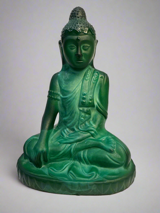 CSRR Malachite Glass Schlevogt Buddha