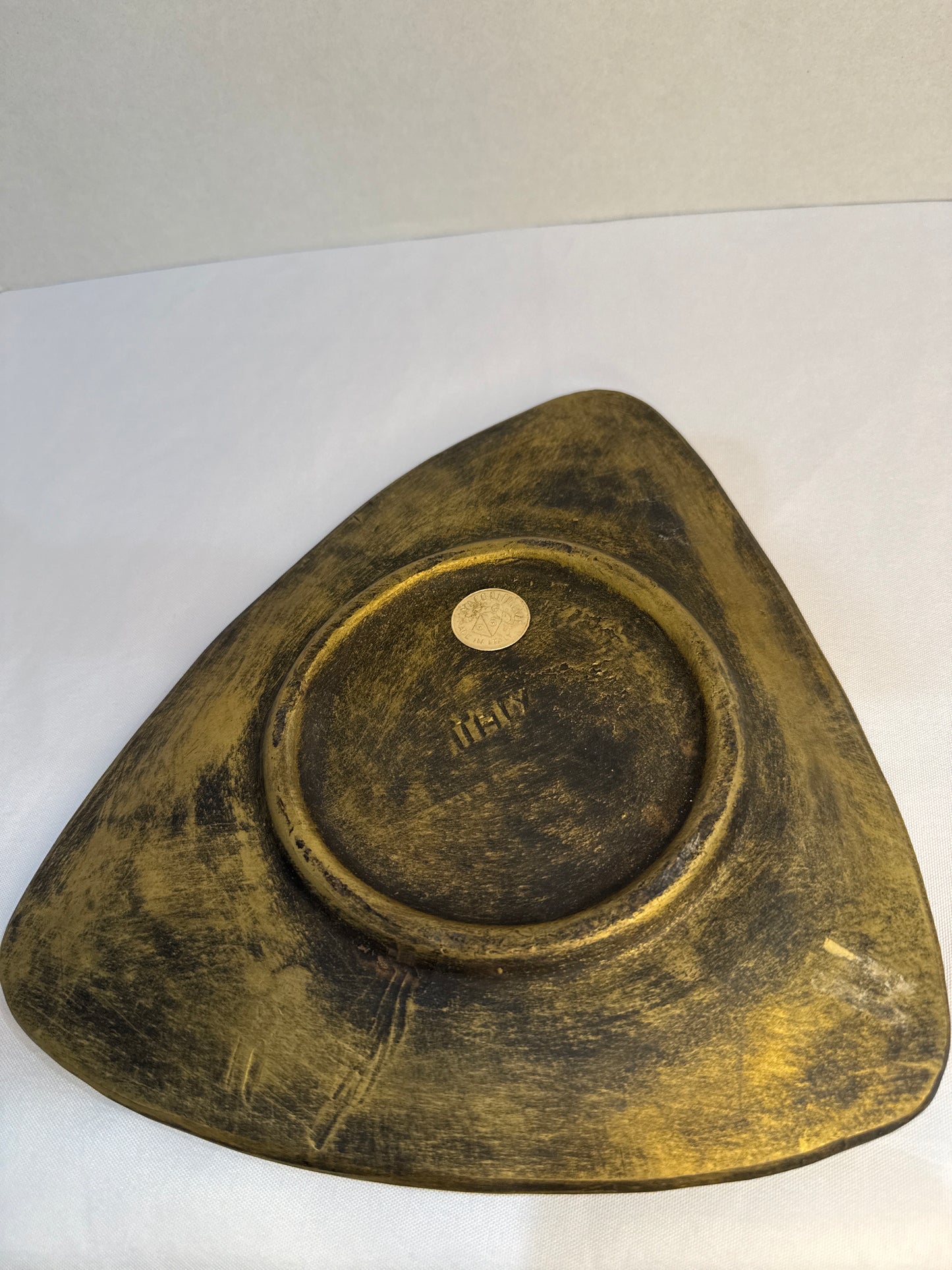 Vintage Yaco D. Firenze Italian Brass Ashtray