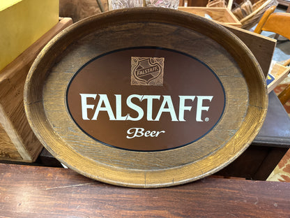 Wooden Vintage Falstaff Beer Tray