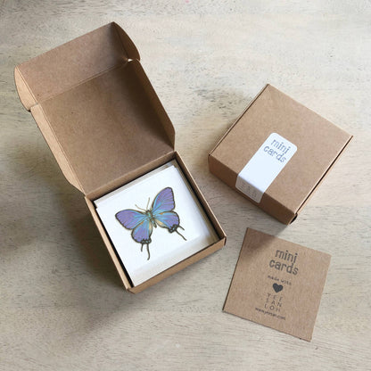 Mini Cards Set / Butterflies & Moths