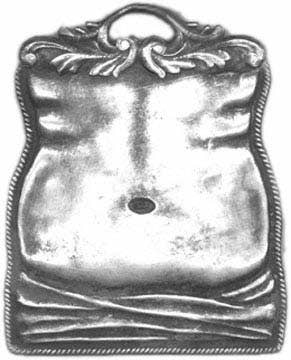 Old Italian Exvoto - Belly, Italy
