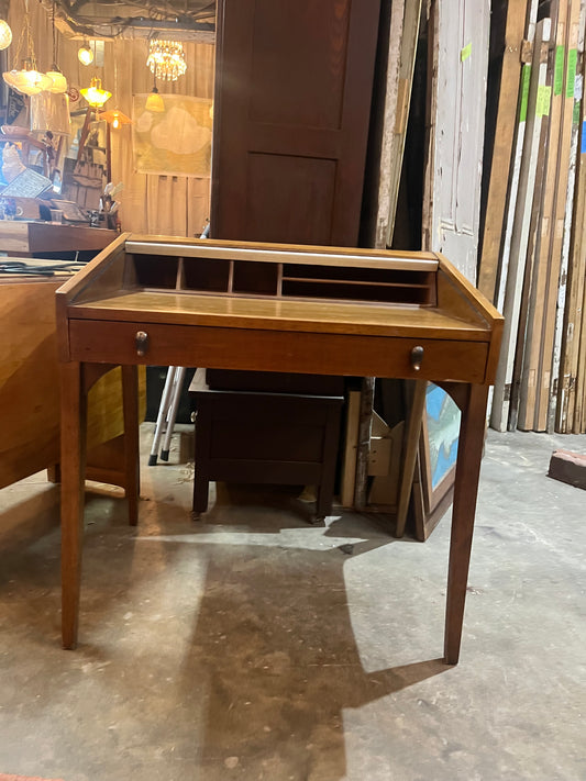 Mid-Century Modern Tambour Desk designed by John Van Koert for Drexel (cs)