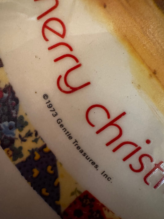 1973 Christmas Plate CSBH