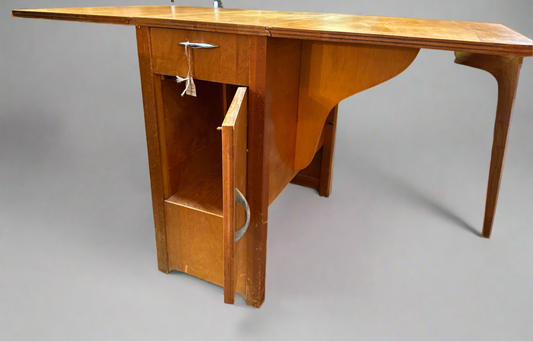 Restored Fold Down Table                        -From Airstream