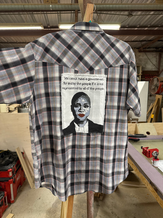 Custom Stitch “Ayanna Presley” Shirt