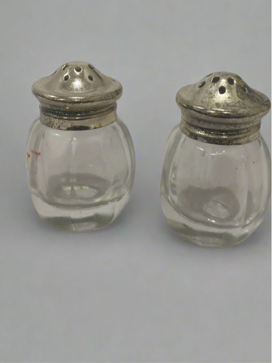 Mini SilverPlate S&P shakers csbh