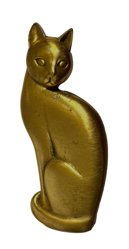 Vtg Alva Museum Cat Pin CSBH