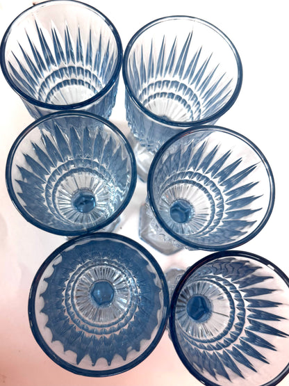 (6) Vtg Fostoria Glasses CSBH