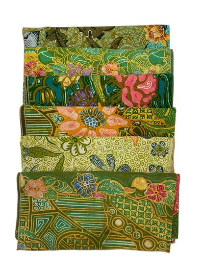 Batik Napkins-Varied color & pattern set/3