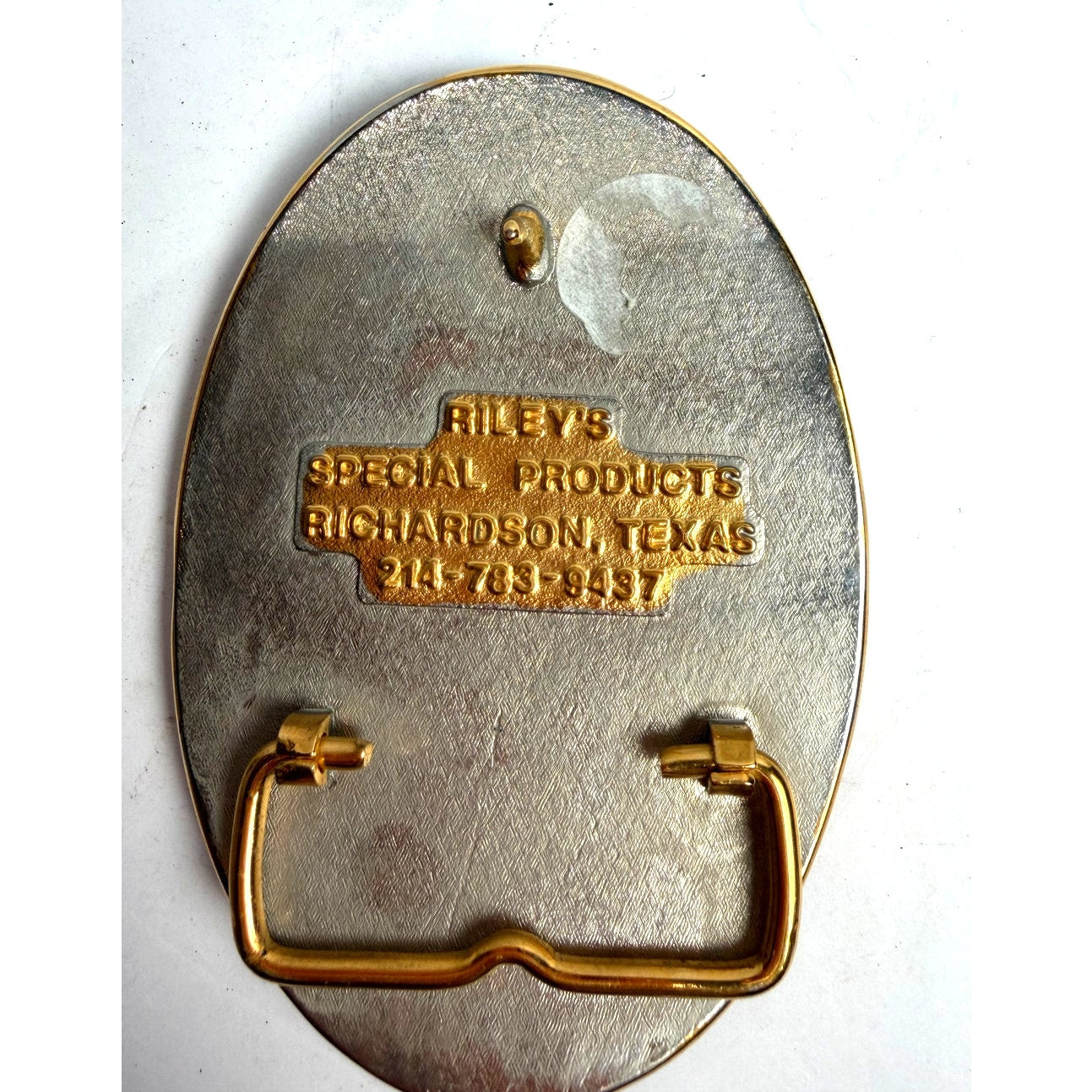 Vintage TISHA 1st Place Skeet Shooting Belt Buckle