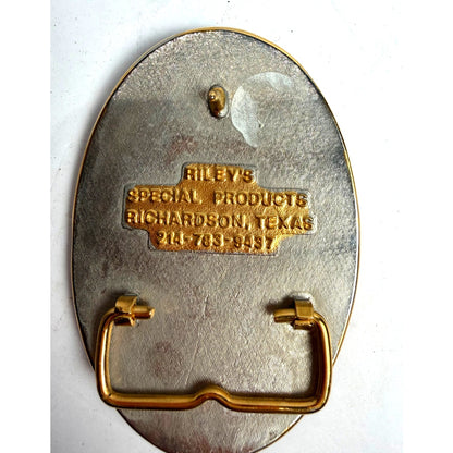 Vintage TISHA 1st Place Skeet Shooting Belt Buckle