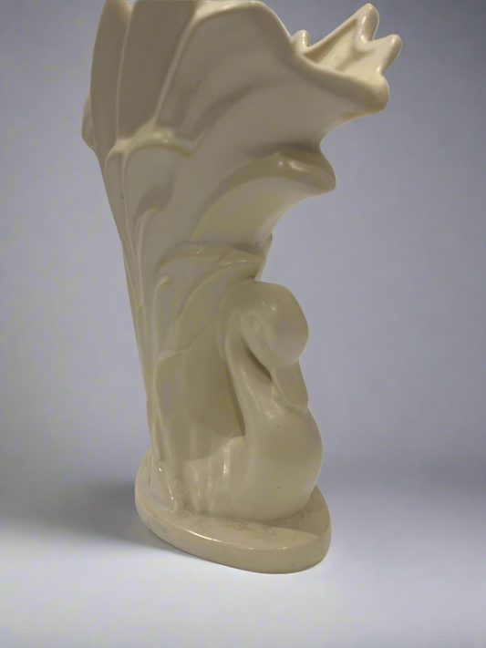 Vintage McCoy swan vase