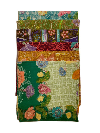 Batik Napkins-Varied color & pattern set/3