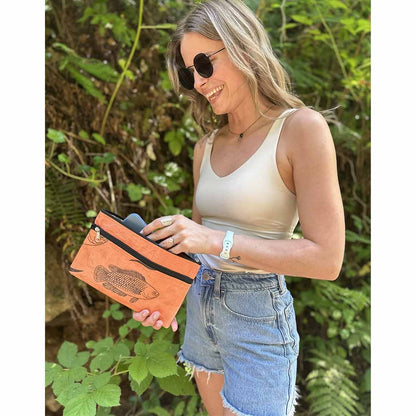 Recycled Feed Bag Zip Pouch