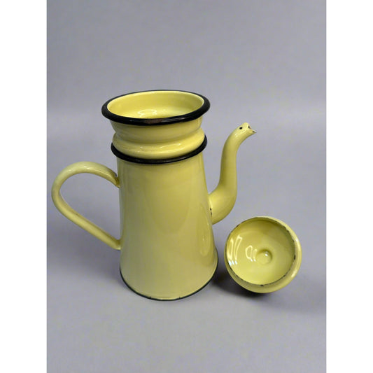 Vtg 40's French Enamelware Percolator