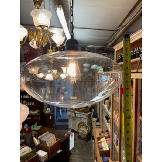 Clear Glass Globe Light Fixture