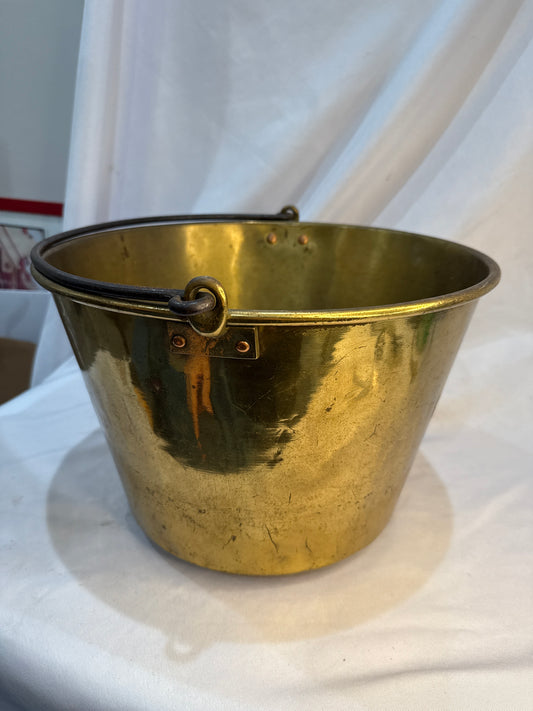 CSA Vintage Solid Brass Bucket