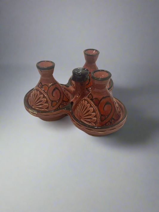 Moroccan triple spice holder csbh