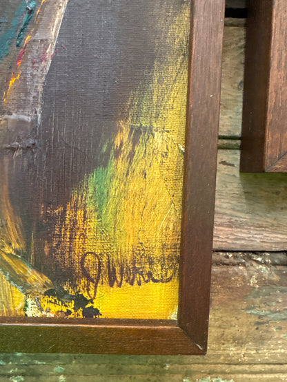 Signed Abstract Art (2)