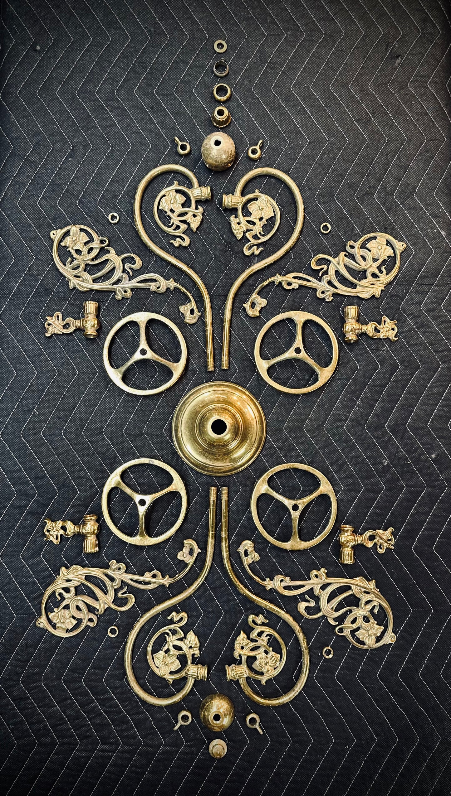 Chandelier refurbished