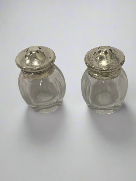 Mini SilverPlate S&P shakers csbh