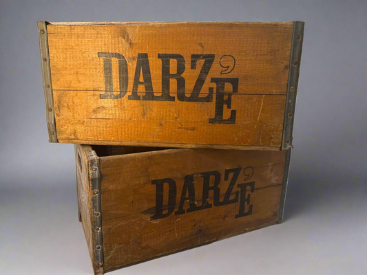 Antique “DARZ’E” Wooden Box