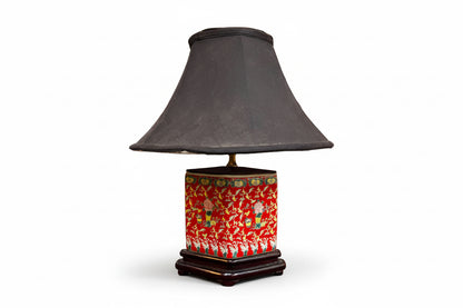 Vtg Famille Rose Lamp CSBH