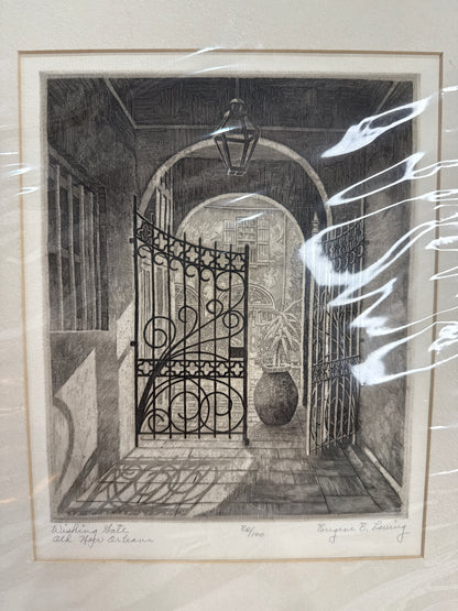 “Wishing Gate, Old New Orleans” E. Loving