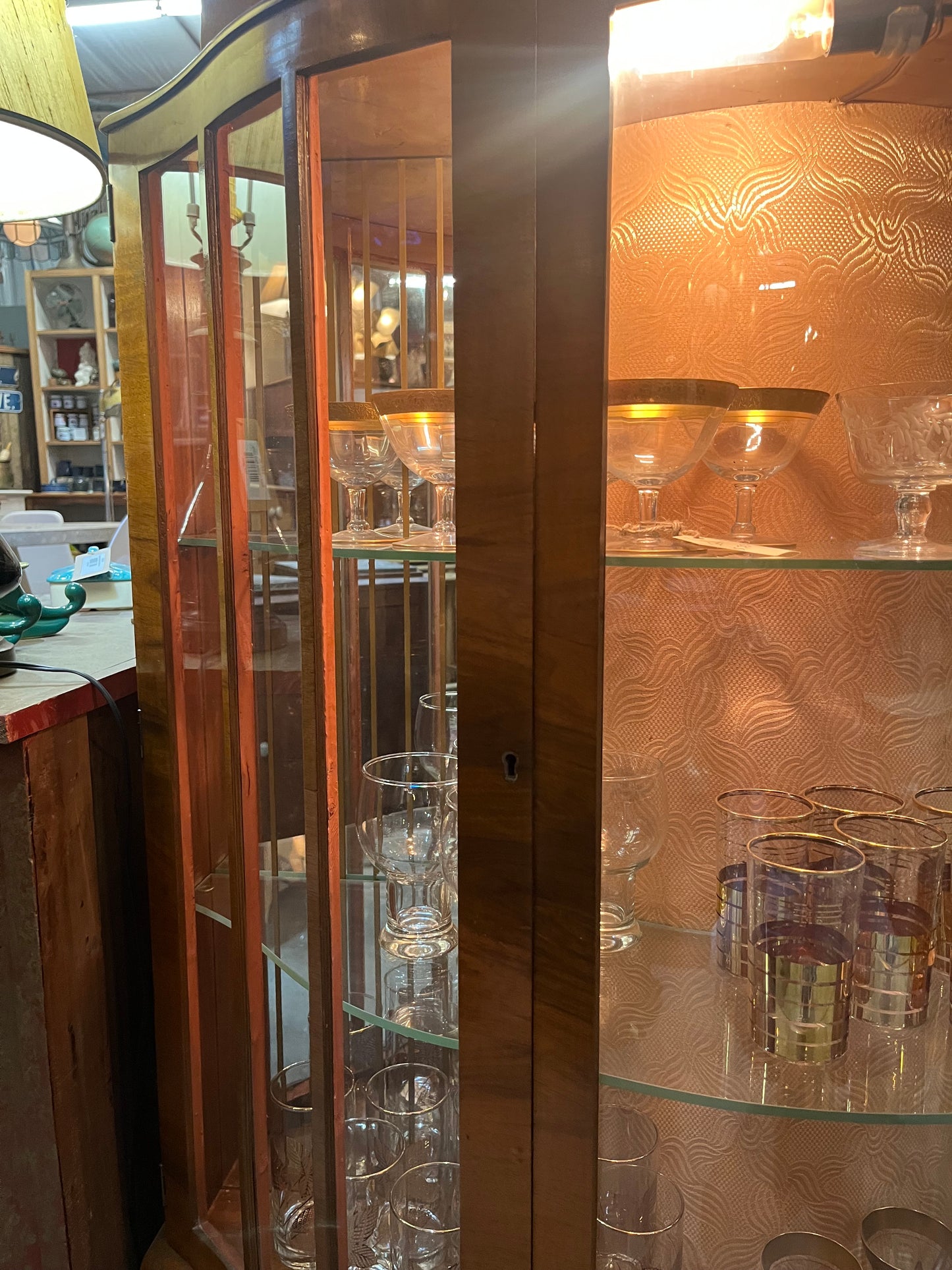 Glass Front Curio Cabinet