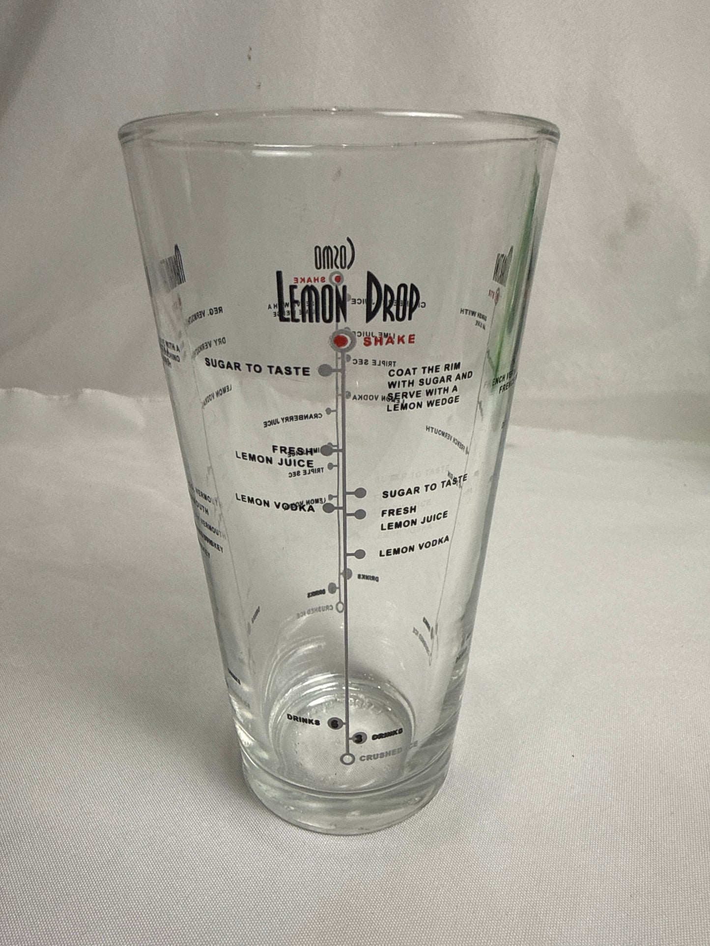 Libbey Cocktail Recipe Mixing Glass