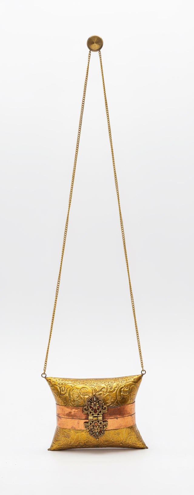 Brass Copper Pillow Purse CSBH