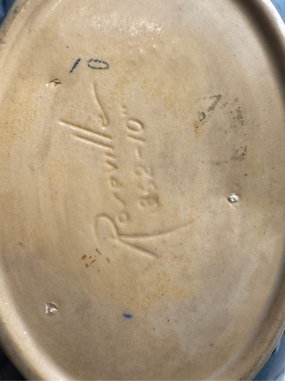 Roseville Iris Console bowl oval