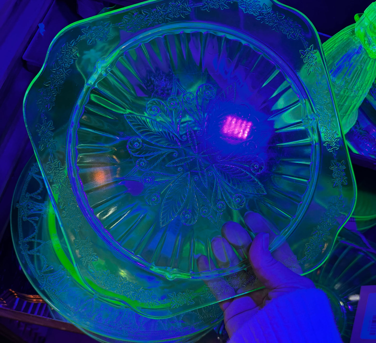 vtg Princess Patten Cakeplate CSBH