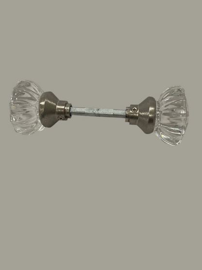 Vtg 12 Point Crystal Door Knob