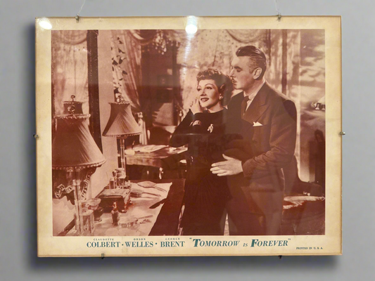 CSRR vtg Framed Poster “Tomorrow is Forever”