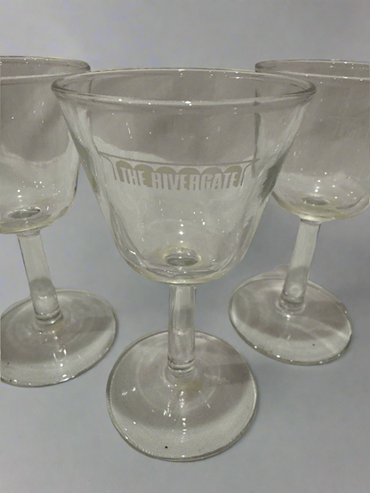 (4)Vtg Rivergate CC Cordial Glasses