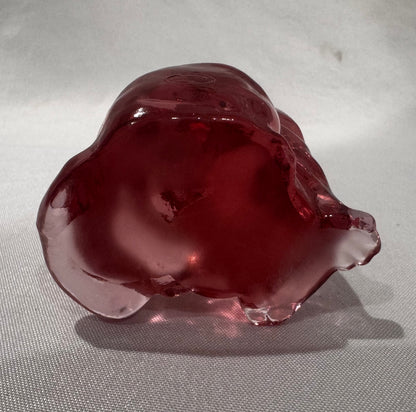 Fenton Glass Rose Cat CSBH