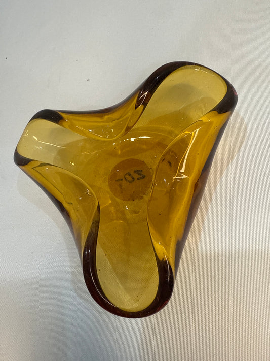 Le Smith Glass Co. #3311 Triangular Murano Ashtray