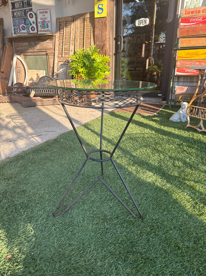 Small Ornate Metal Bistro Table