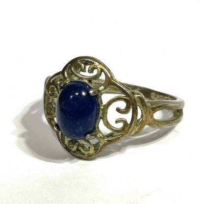 Vtg 925 Lapis Ring