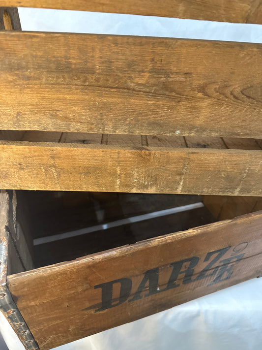 Antique “DARZ’E” Wooden Box