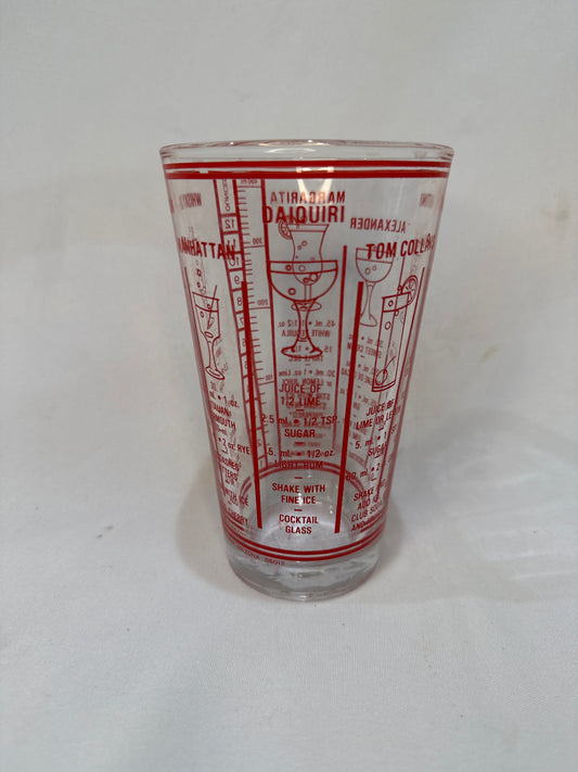 Vtg Libbey Cocktail Mixing Glass