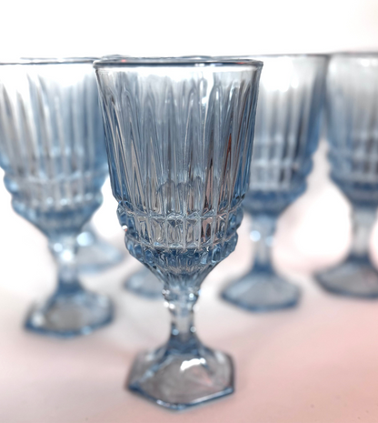 (6) Vtg Fostoria Glasses CSBH