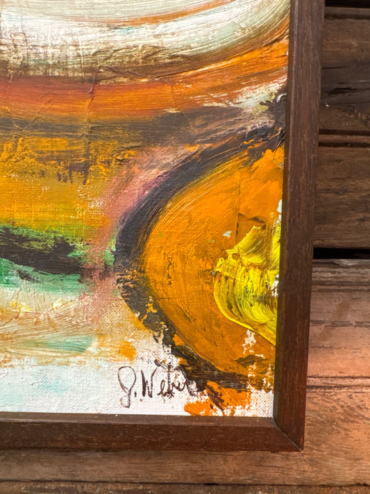 Signed Abstract Art (2)
