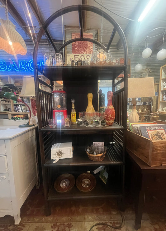 Vintage Rattan Shelf